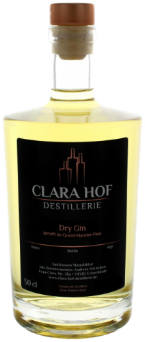 Clara Hof Dry Gin gereift im Grand-Marnier-Fass